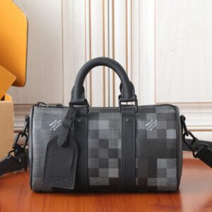 Louis Vuitton Keepall Bandouliere 25 Damoflage Black