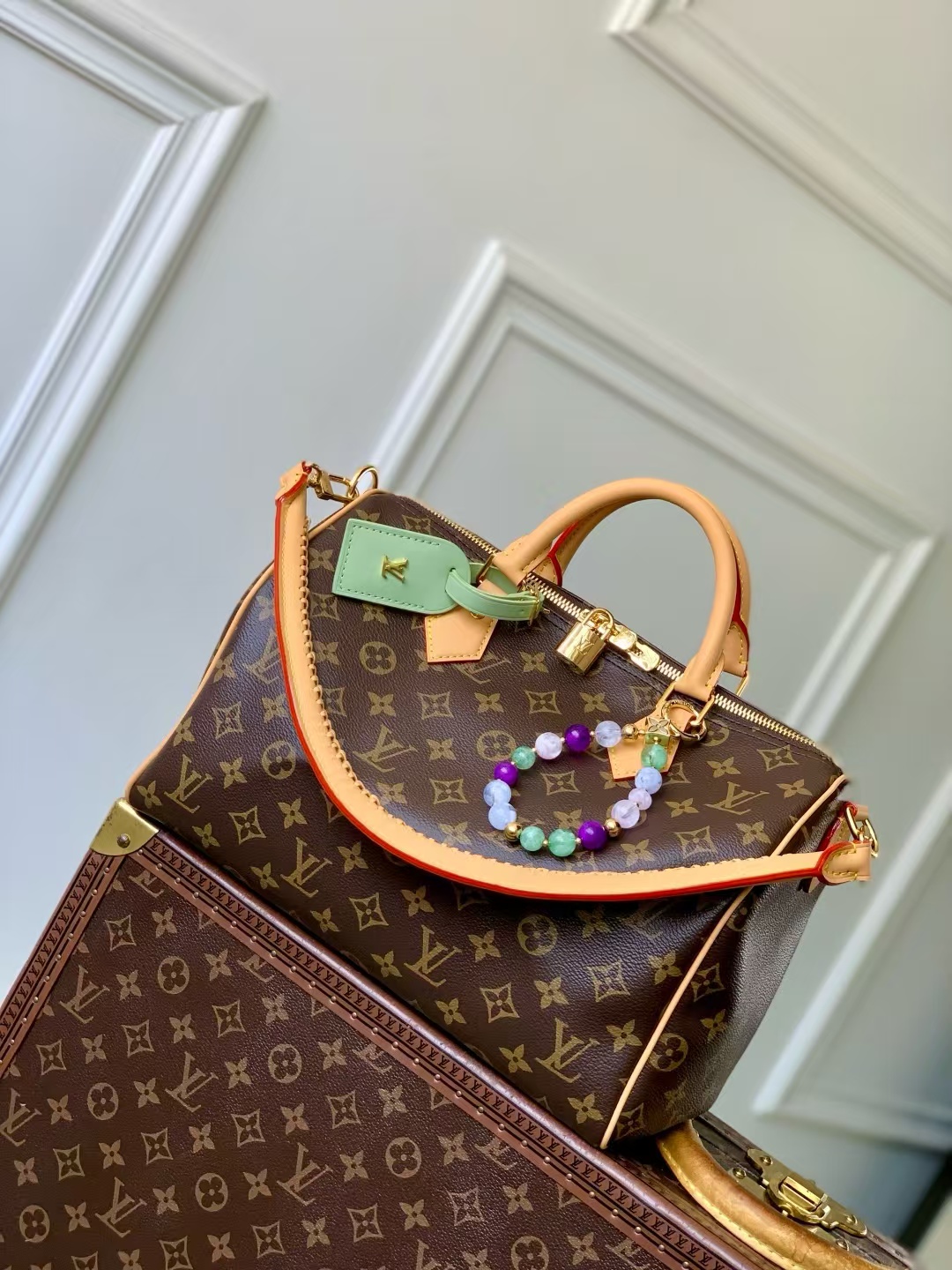 Louis Vuitton Speedy Soft 30 Lucky Handbag