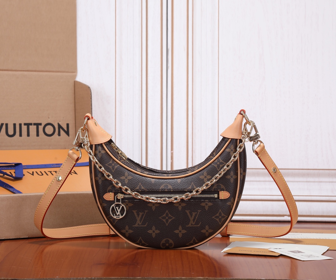 Louis Vuitton Loop Half-Moon Shoulder Bag M81098