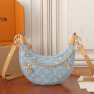 Louis Vuitton Loop Small Shoulder Bag in Monogram Denim