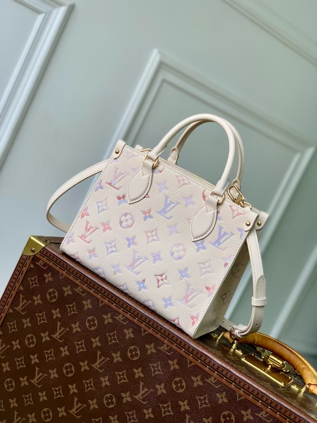 OnTheGo Small Handbag in Monogram Empreinte Leather