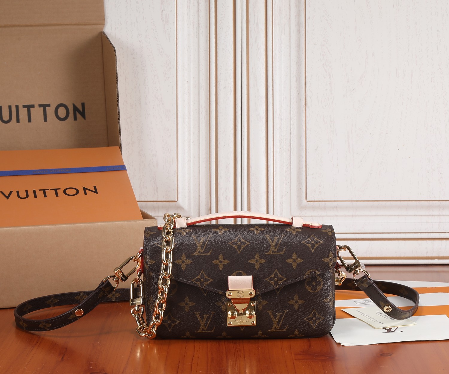 Louis Vuitton Pochette Metis East West Monogram Handbag