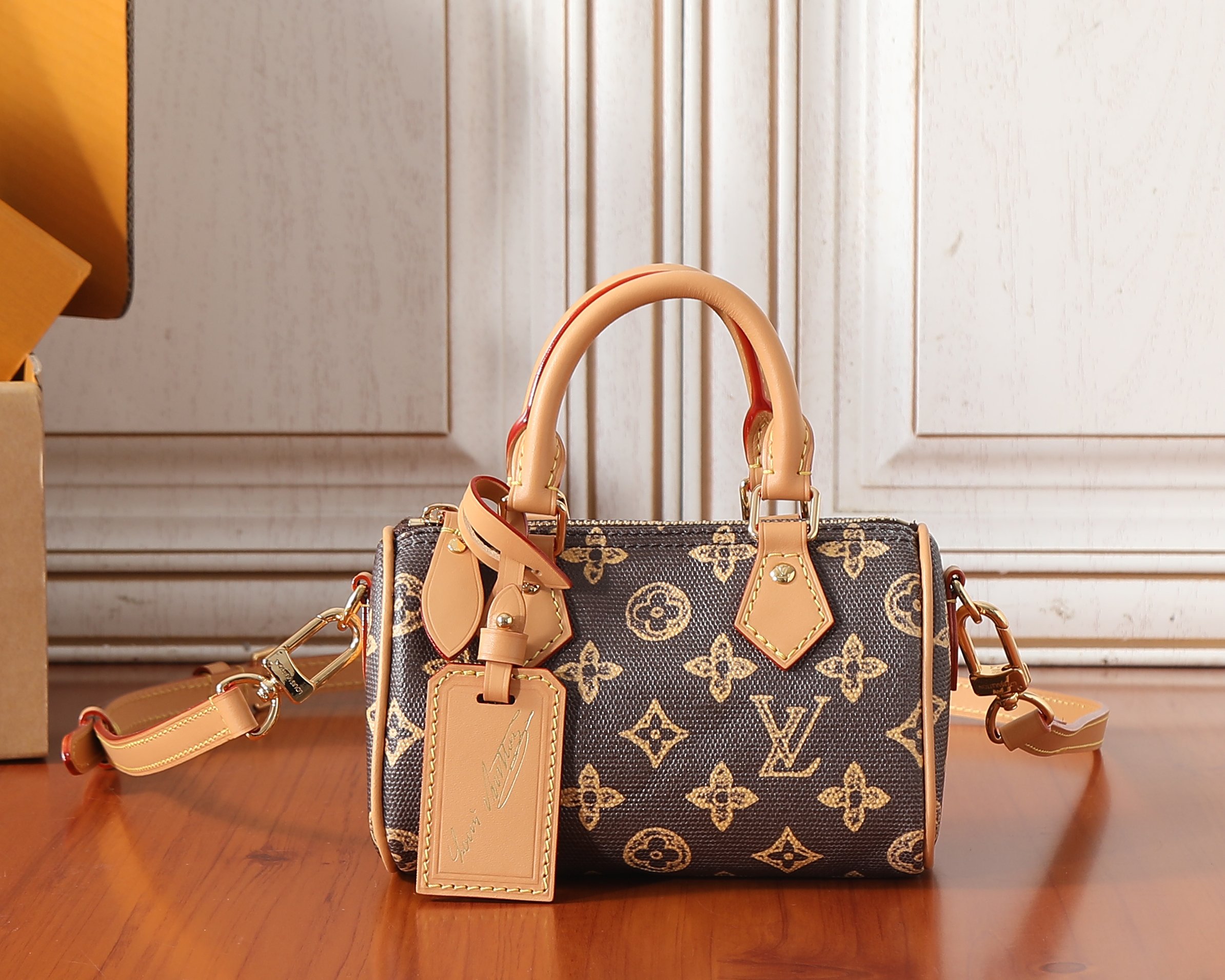 Louis Vuitton Nano Speedy Handbag