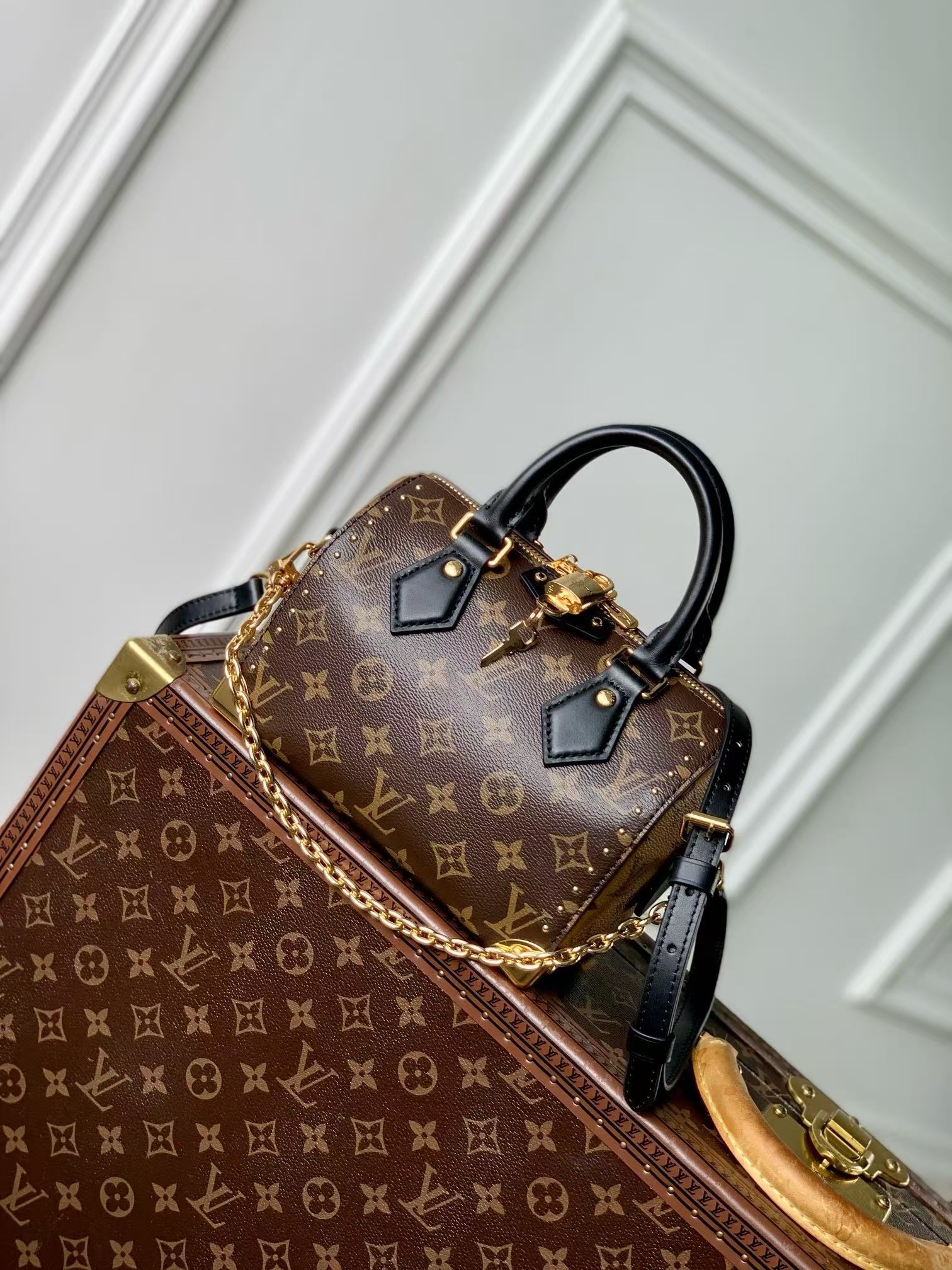 Louis Vuitton Speedy Trunk Handbag