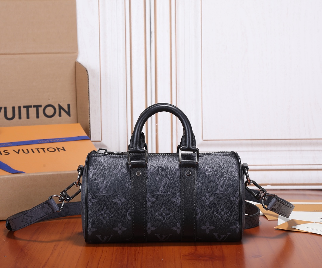 Louis Vuitton Keepall Monogram Eclipse Reverse Travel Bag M45947