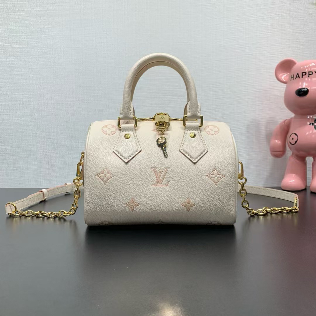 Louis Vuitton Speedy Bandoulière 20 Handbag in Monogram Empreinte Leather