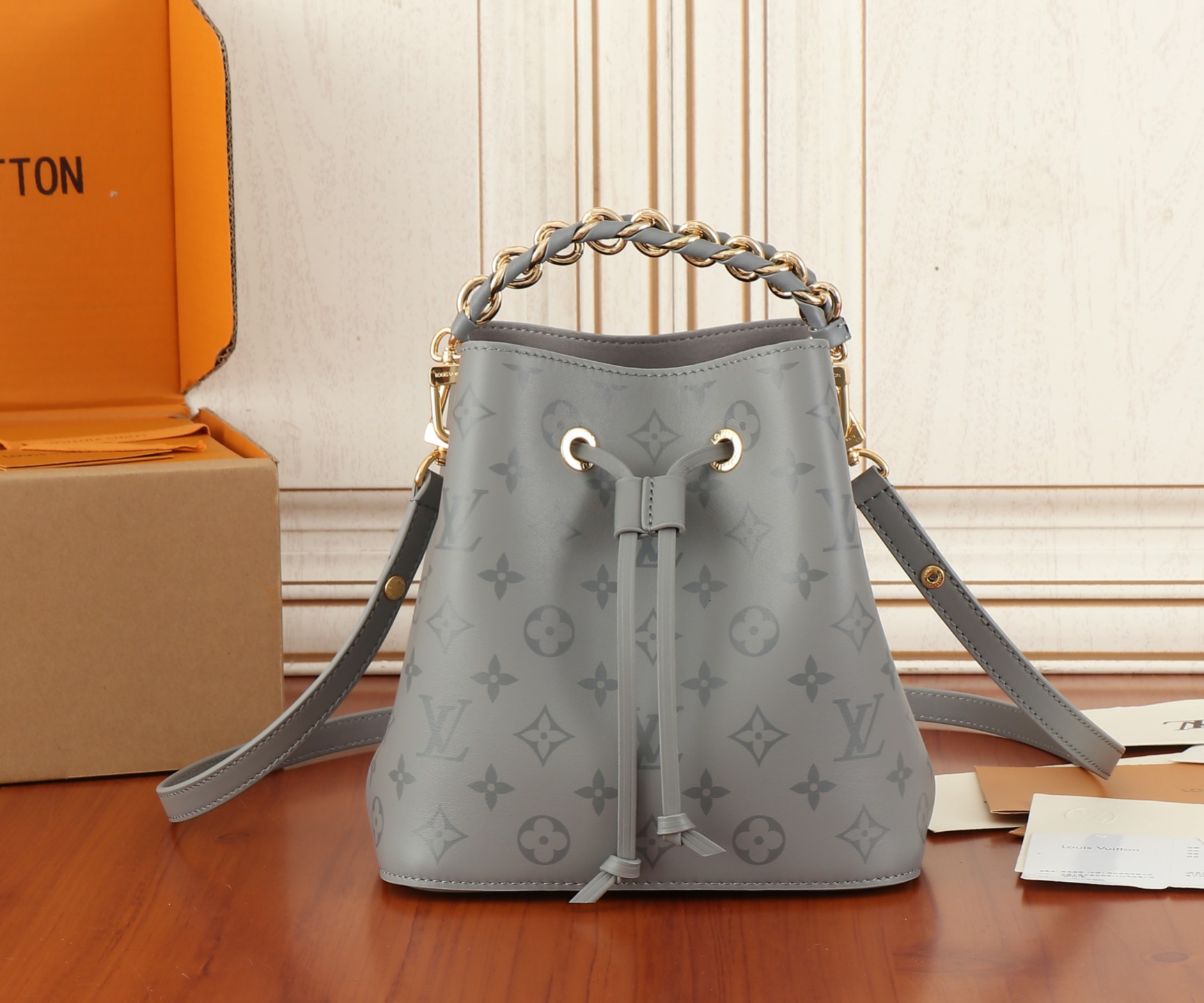 Louis Vuitton NéoNoé BB Shoulder Bag in Monogram Ink Leather