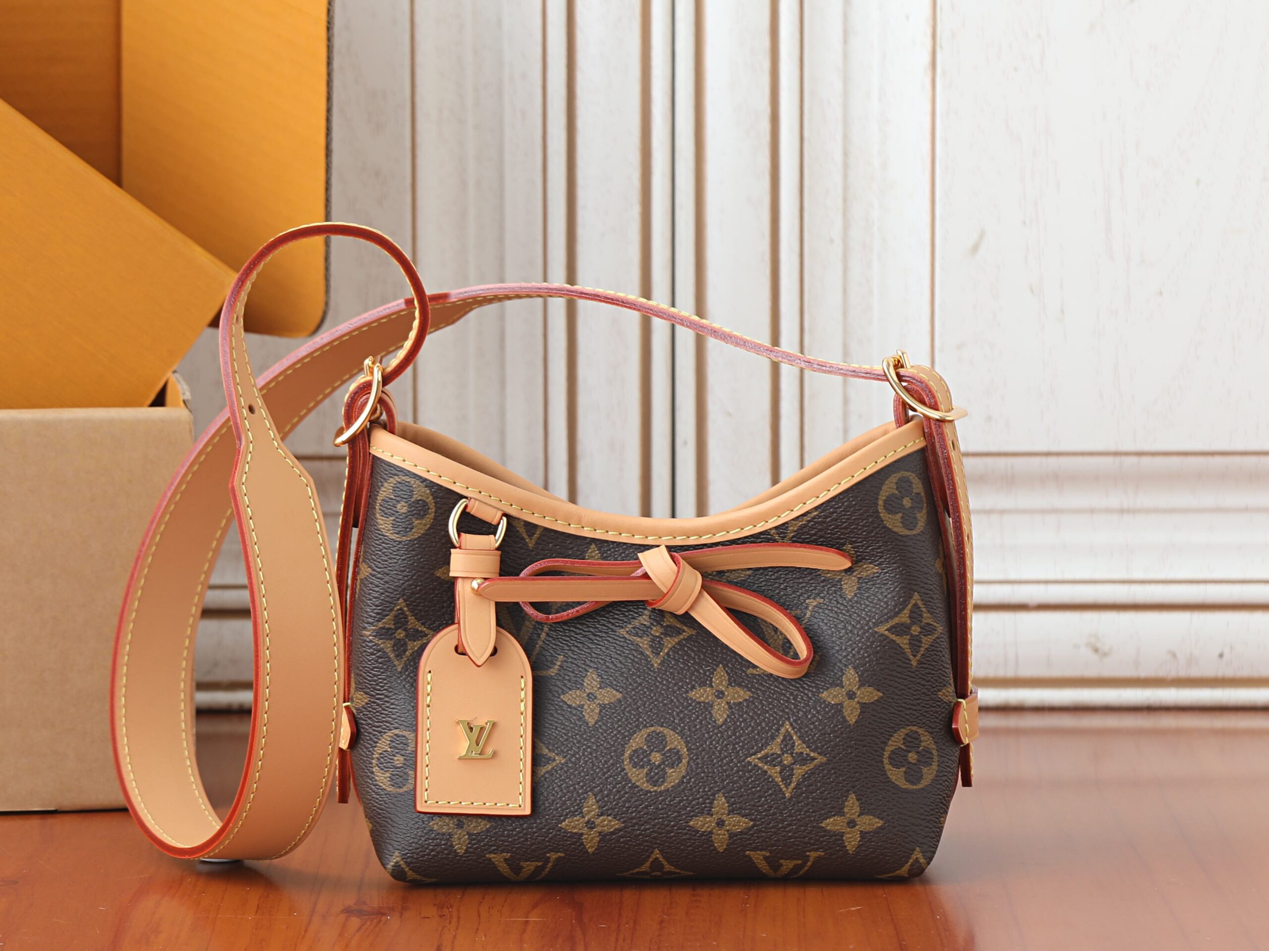 Louis Vuitton Nano CarryAll Monogram Canvas Crossbody Bag