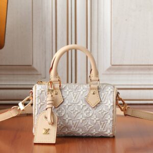 Louis Vuitton Nano Speedy Monogram Embleme Handbag