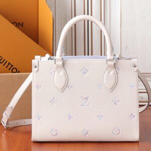 Louis Vuitton OnTheGo Small Handbag in Monogram Empreinte Leather