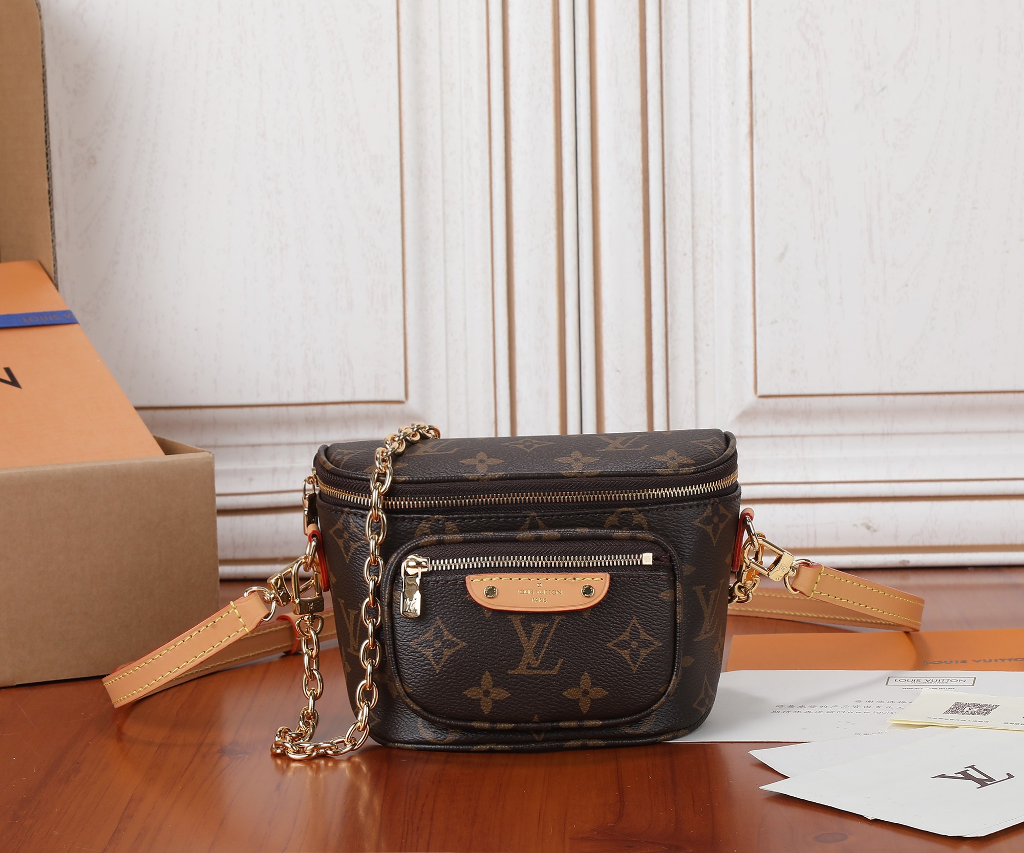 Louis Vuitton Mini Bumbag Monogram Canvas Belt Bag, Model M82335