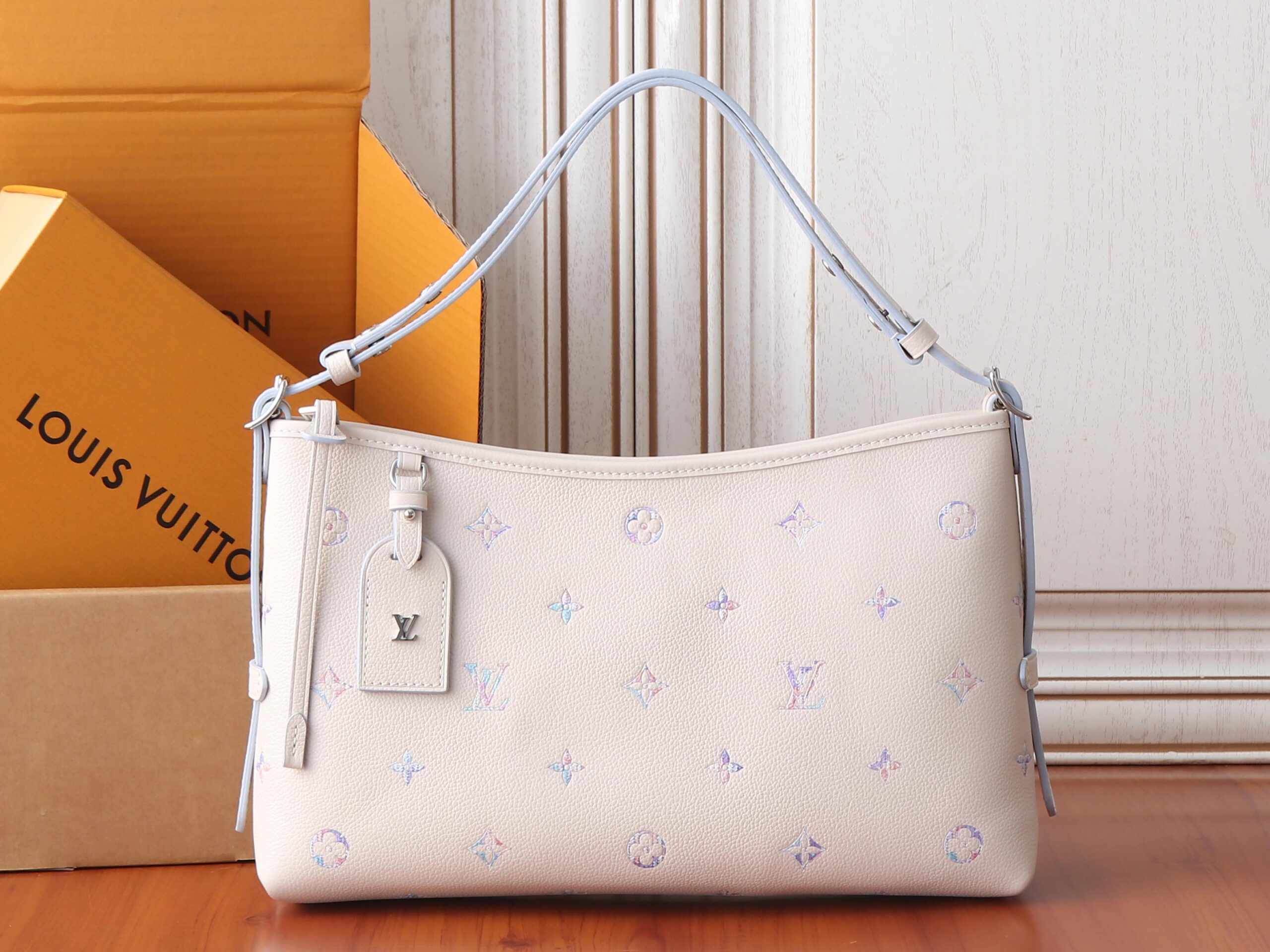 Louis Vuitton CarryAll Handbag in Monogram Empreinte Leather