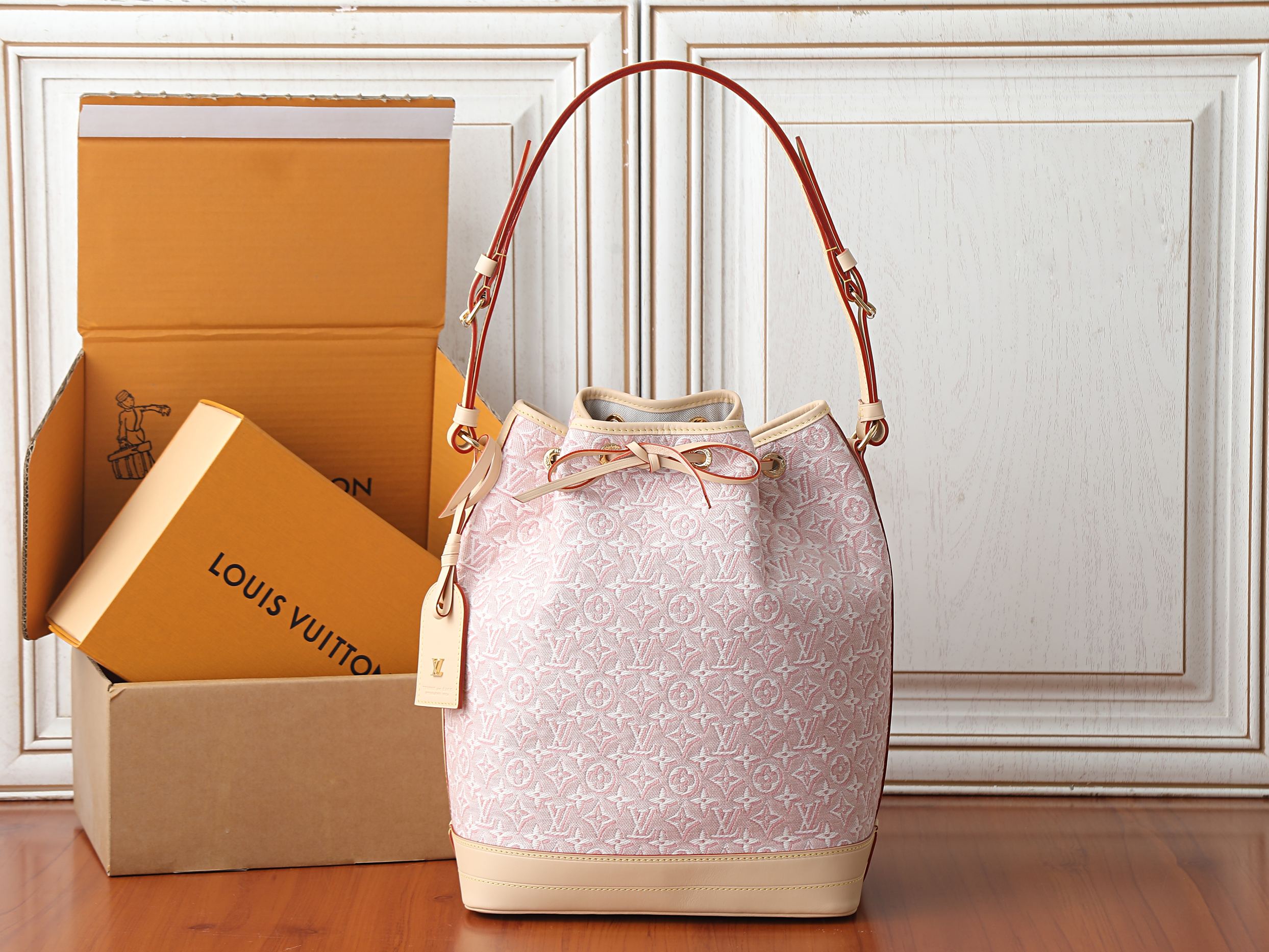 Louis Vuitton Monogram Emblème Denim Shoulder Bag