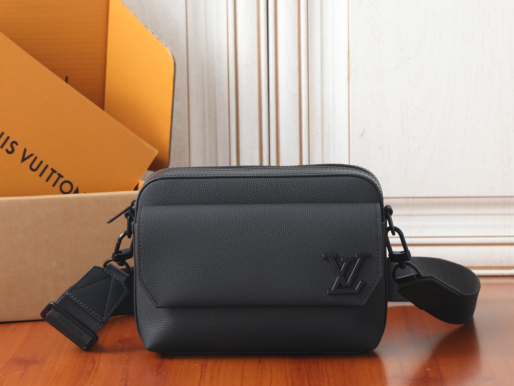 Louis Vuitton Fastline Leather Crossbody Bag