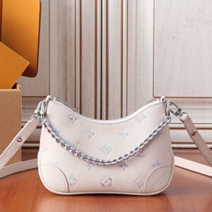 Louis Vuitton Nano Boulogne Shoulder Bag in Monogram Empreinte Leather