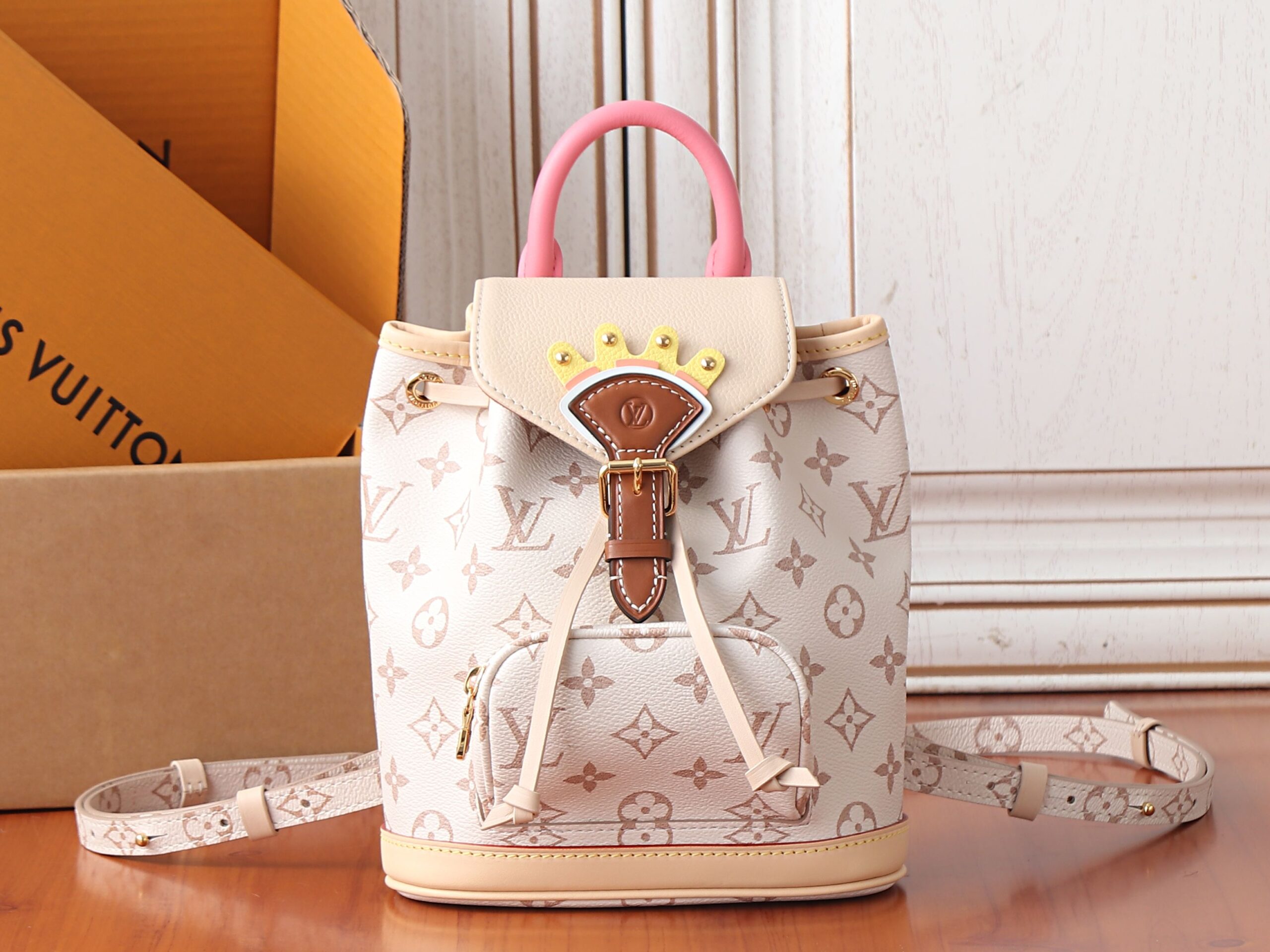 Louis Vuitton Montsouris Mini Backpack in Monogram Dune Canvas