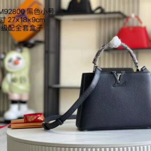 Louis Vuitton Capucines BB Handbag in Taurillon Leather