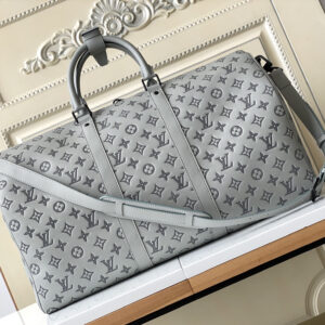 Louis Vuitton Keepall Travel Bag M46117 in Monogram Shadow Calfskin