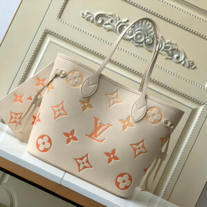 Louis Vuitton Neverfull MM Tote Bag in Monogram Empreinte Leather