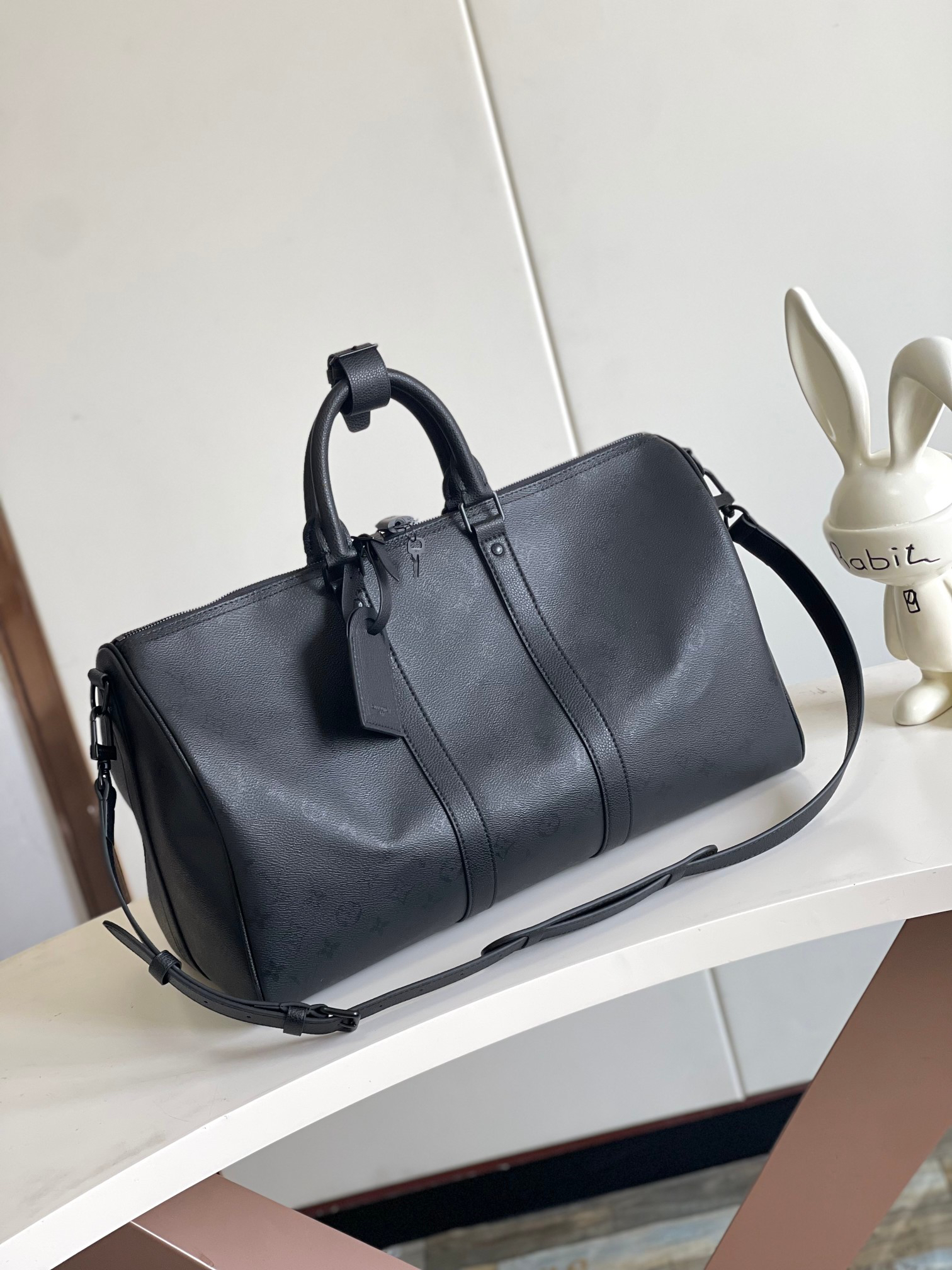 Louis Vuitton Keepall Bandoulière 45 Travel Bag – Monogram Midnight