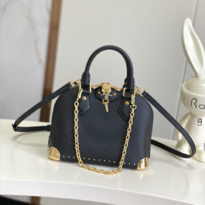Louis Vuitton Alma Trunk BB Leather Crossbody Bag