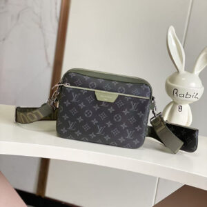 Louis Vuitton Trio Messenger Bag in Monogram Eclipse Canvas