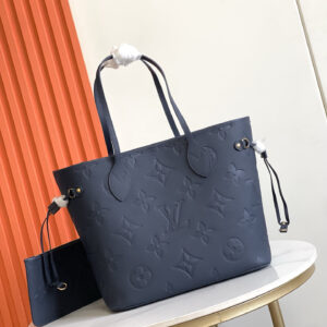 Louis Vuitton Neverfull MM Monogram Empreinte Leather Tote Bag