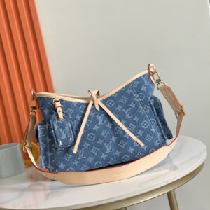 Louis Vuitton Carryall Cargo Small Denim Handbag