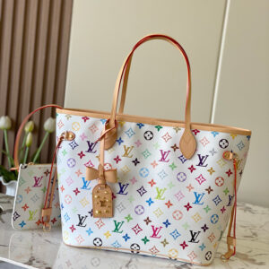 Neverfull MM Tote Bag – Monogram Coated Canvas with Leather Trim
