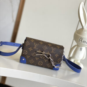 Louis Vuitton Steamer Mini Crossbody Bag in Monogram Eclipse Canvas (M12810)