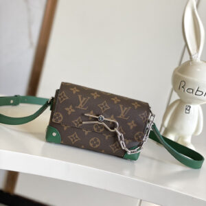 Louis Vuitton Steamer Mini Crossbody Bag in Monogram Eclipse Canvas
