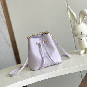 Louis Vuitton Néonoé BB Shoulder Bag in Purple Monogram Empreinte Leather