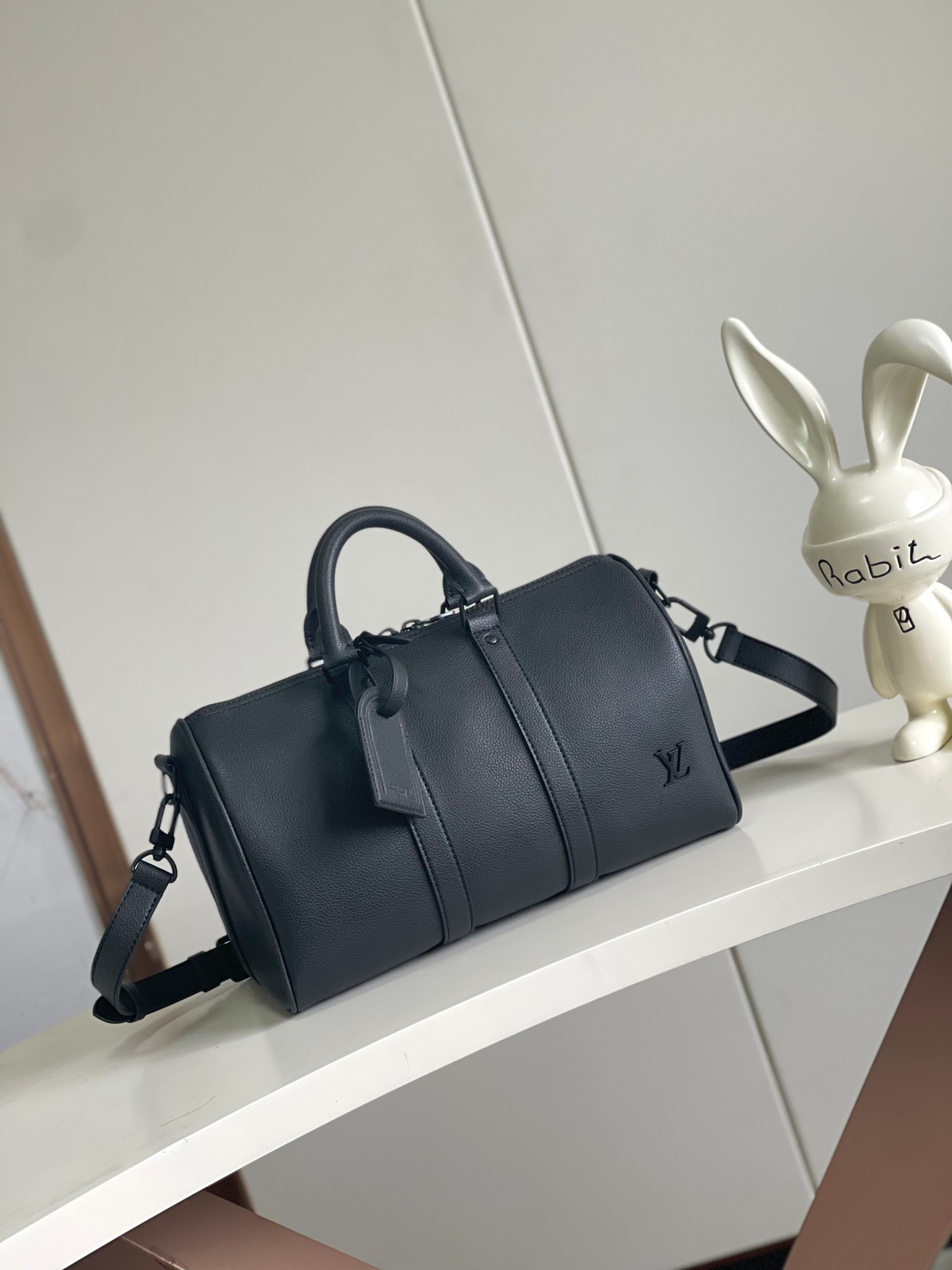 Keepall Bandoulière 35 Leather Travel Bag