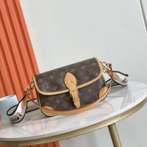 Diane Monogram Canvas Crossbody Bag
