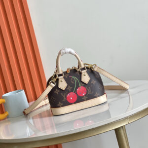 Louis Vuitton x Takashi Murakami Nano Alma Cherry Handbag