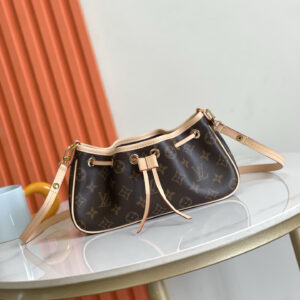 Louis Vuitton Nano Frivole Mini Handbag in Monogram Canvas