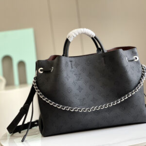 Bella Tote Perforated Calfskin Leather Handbag