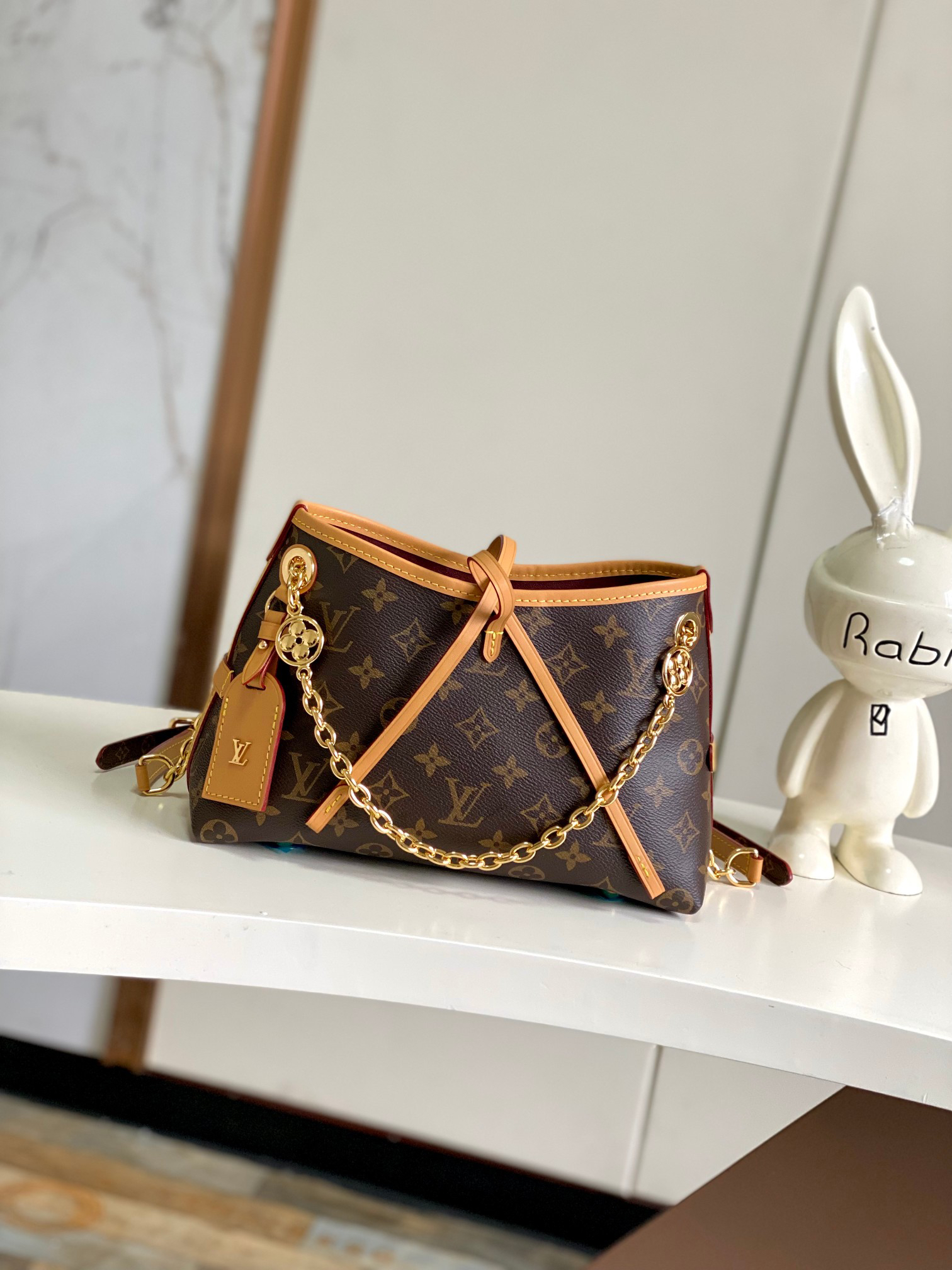Louis Vuitton CarryAll BB Monogram Canvas Crossbody Bag
