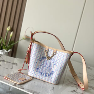 Louis Vuitton All In BB Pink Monogram Canvas Bucket Bag (M29115)