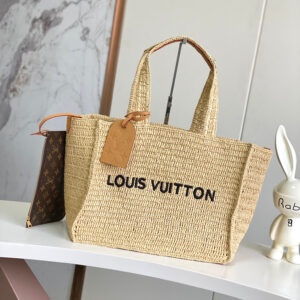 Louis Vuitton Summer Shopper Tote, Medium, Brown