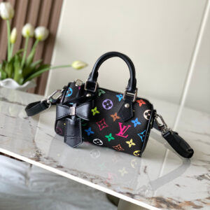 Louis Vuitton Nano Speedy Monogram Handbag