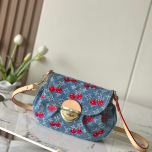 Louis Vuitton x Murakami Sunset Crossbody Bag in Monogram Denim
