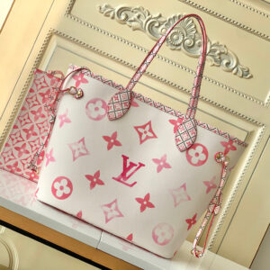 Neverfull Monogram Canvas Tote Bag with Detachable Zipped Pouch