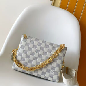 Louis Vuitton Coussin Small Shoulder Bag in Monogram-Embossed Lambskin
