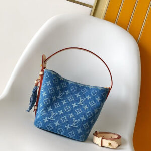 Louis Vuitton All In BB Denim Handbag – Blue