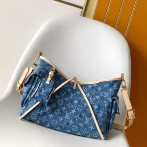 Louis Vuitton Carryall Cargo Small Handbag in Denim