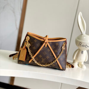 Louis Vuitton CarryAll BB Monogram Canvas Handbag