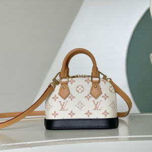 Louis Vuitton Nano Alma Handbag in Monogram Dune Canvas