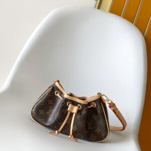 Louis Vuitton Nano Frivole Monogram Canvas and Cowhide Leather Mini Handbag