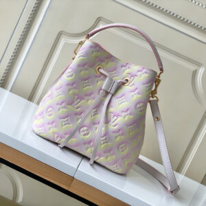 Louis Vuitton NeoNoé BB Summer Stardust Pink Bucket Bag M46174